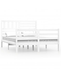 Giroletto Bianco 120x190 cm Small Double in Legno Massello 2