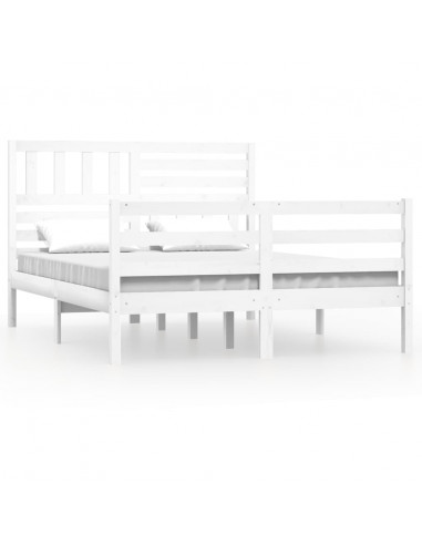 Giroletto Bianco in Legno Massello 120x200 cm