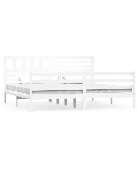 Giroletto Bianco in Legno Massello 200x200 cm