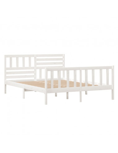 Giroletto Bianco 120x190 cm Small Double in Legno Massello