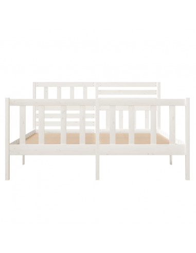 Giroletto Bianco 120x190 cm Small Double in Legno Massello