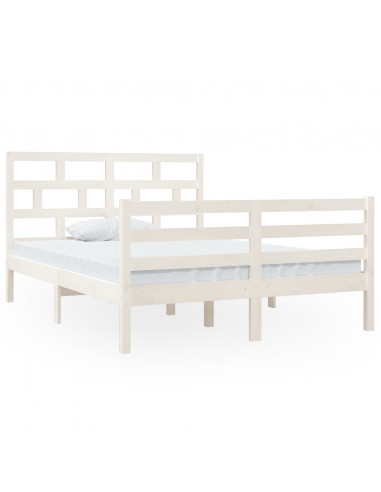 Giroletto Bianco 135x190 cm Double in legno Massello