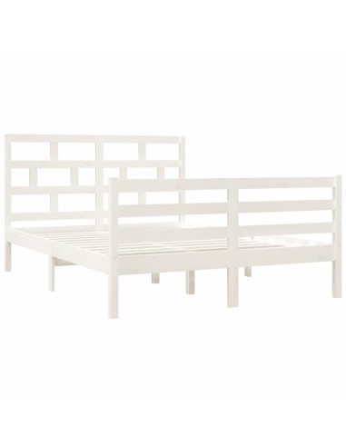 Giroletto Bianco 135x190 cm Double in legno Massello