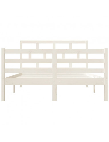 Giroletto Bianco 135x190 cm Double in legno Massello