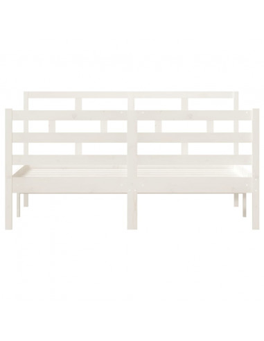 Giroletto Bianco in Legno Massello di Pino 140x190 cm