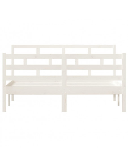 Giroletto Bianco in Legno Massello di Pino 140x190 cm