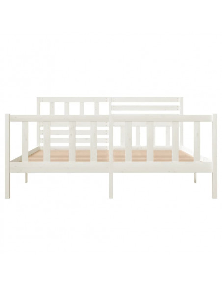 Giroletto Bianco in Legno Massello 140x190 cm