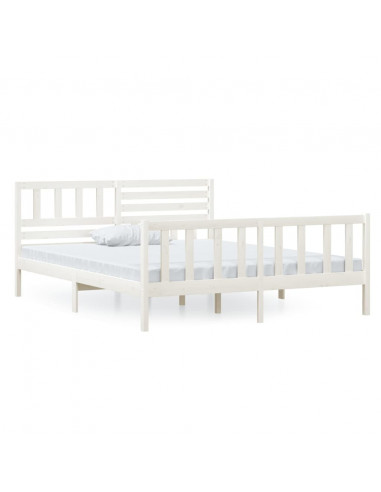 Giroletto Bianco in Legno Massello 120x200 cm