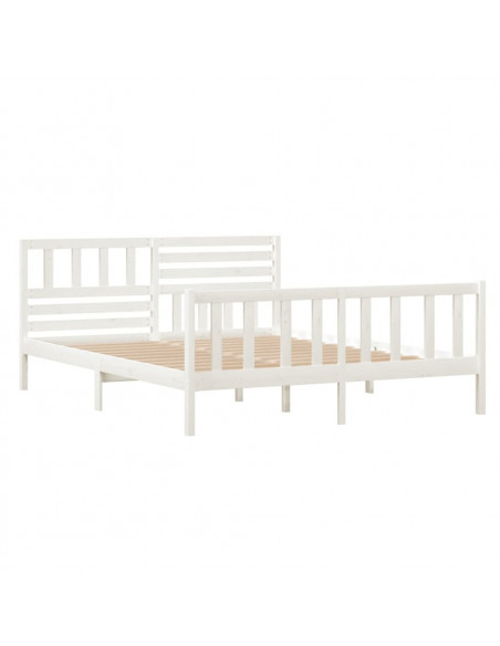 Giroletto Bianco in Legno Massello 120x200 cm