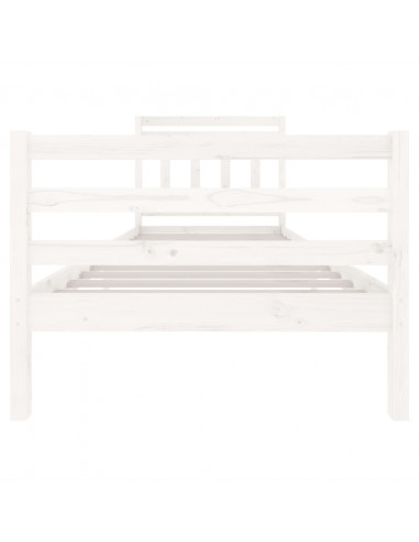 Giroletto Bianco in Legno Massello 90x200 cm