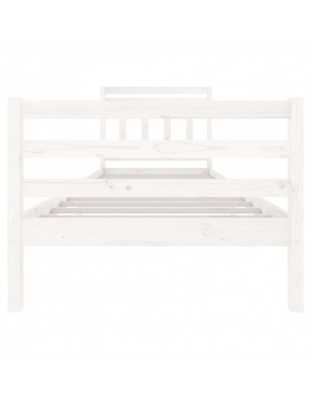 Giroletto Bianco in Legno Massello 90x200 cm