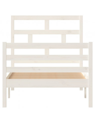 Giroletto in Legno Massello di Pino Bianco 90x200 cm