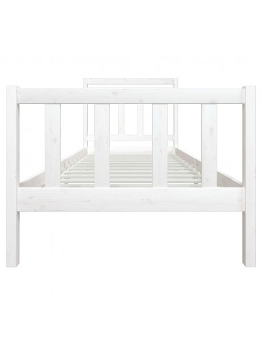 Giroletto Bianco in Legno Massello 90x200 cm