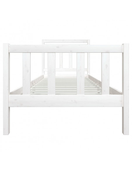 Giroletto Bianco in Legno Massello 90x200 cm
