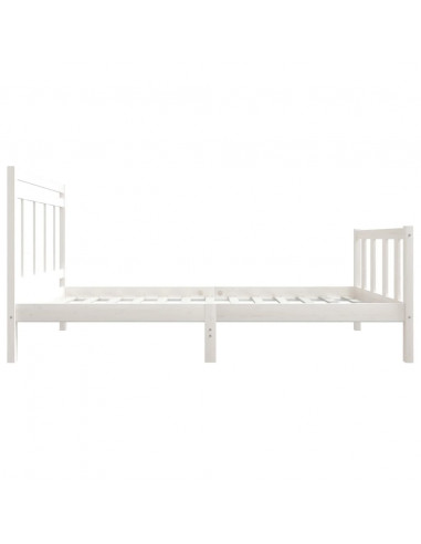 Giroletto Bianco in Legno Massello 90x200 cm