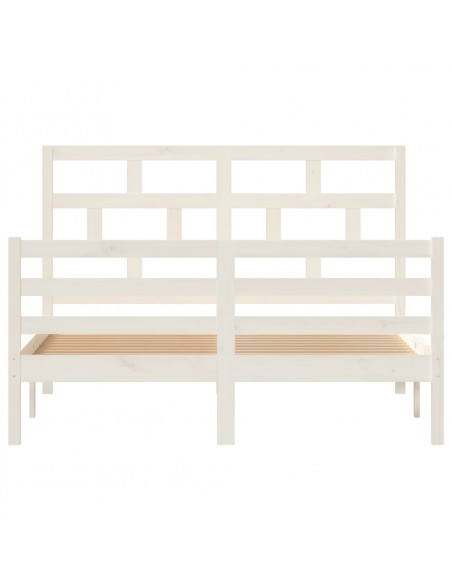 Giroletto Bianco in Legno Massello di Pino 140x200 cm