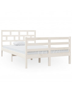 Giroletto Bianco in Legno Massello di Pino 120x200 cm 2