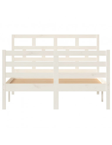 Giroletto Bianco in Legno Massello di Pino 120x200 cm