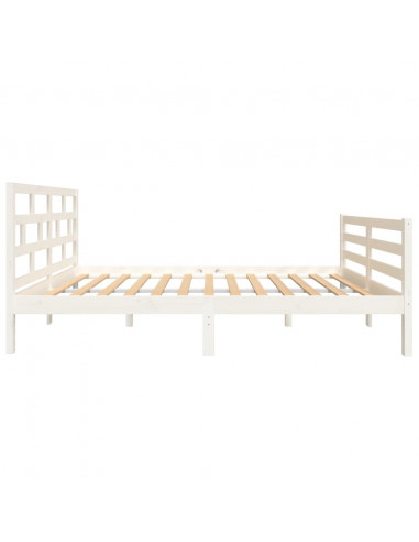 Giroletto Bianco in Legno Massello di Pino 120x200 cm