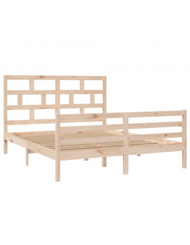 Giroletto in Legno Massello di Pino 160x200 cm