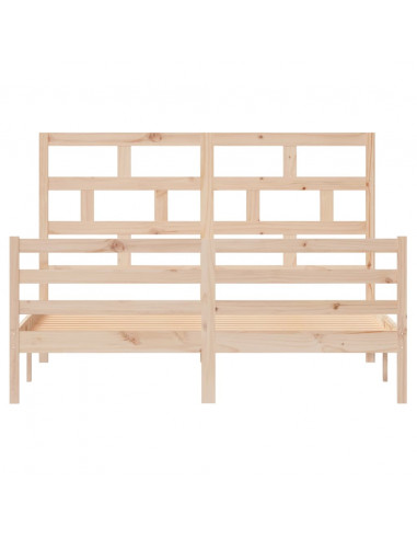 Giroletto in Legno Massello di Pino 160x200 cm