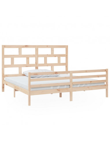 Giroletto in Legno Massello di Pino 200x200 cm