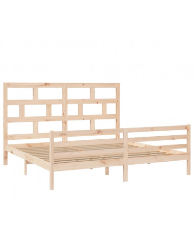 Giroletto in Legno Massello di Pino 200x200 cm