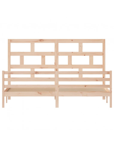 Giroletto in Legno Massello di Pino 200x200 cm