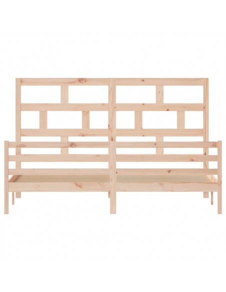 Giroletto in Legno Massello di Pino 200x200 cm
