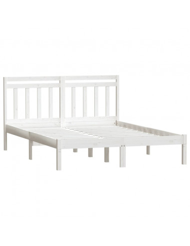 Giroletto Bianco in Legno Massello di Pino 140x200 cm