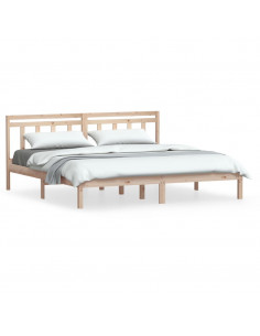 Giroletto in Legno Massello di Pino 200x200 cm 2