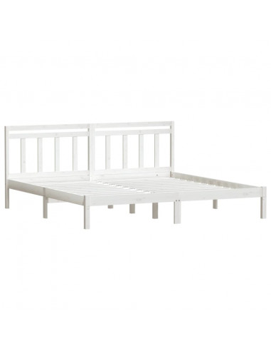 Giroletto Bianco in Legno Massello di Pino 200x200 cm