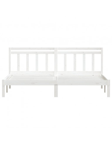 Giroletto Bianco in Legno Massello di Pino 200x200 cm