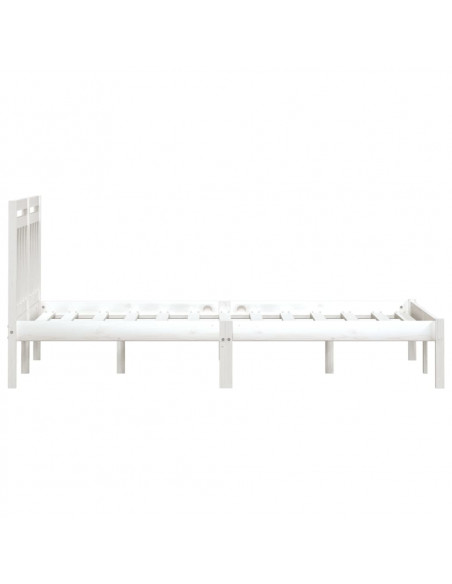 Giroletto Bianco in Legno Massello di Pino 200x200 cm
