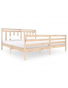 Giroletto in Legno Massello di Pino 200x200 cm 2