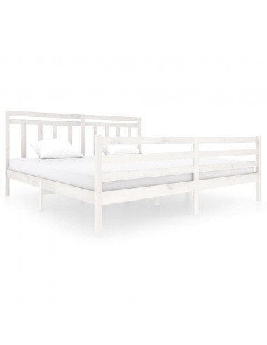 Giroletto Bianco in Legno Massello 200x200 cm