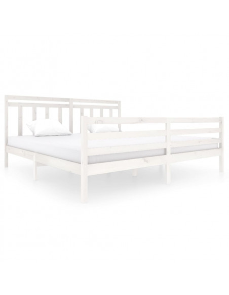 Giroletto Bianco in Legno Massello 200x200 cm