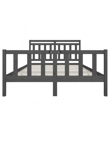 Giroletto Grigio 150x200 cm King in Legno Massello