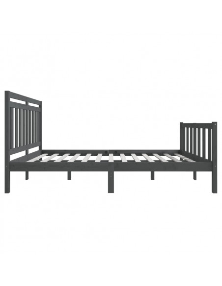 Giroletto Grigio 150x200 cm King in Legno Massello