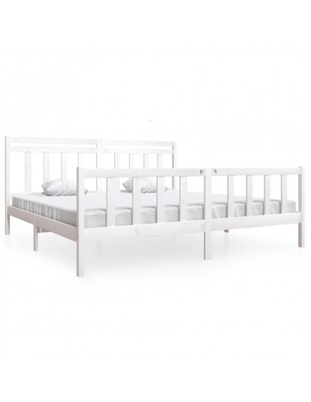 Giroletto Bianco in Legno Massello 200x200 cm