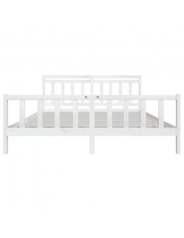 Giroletto Bianco in Legno Massello 200x200 cm