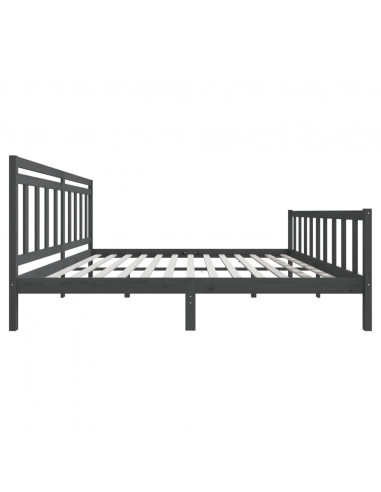 Giroletto Grigio in Legno Massello di Pino 200x200 cm