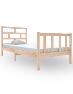 Giroletto in Legno Massello di Pino 90x190 cm Single 2