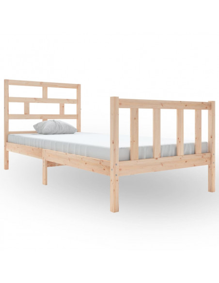 Giroletto in Legno Massello di Pino 90x190 cm Single