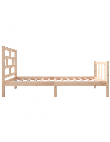 Giroletto in Legno Massello di Pino 90x190 cm Single