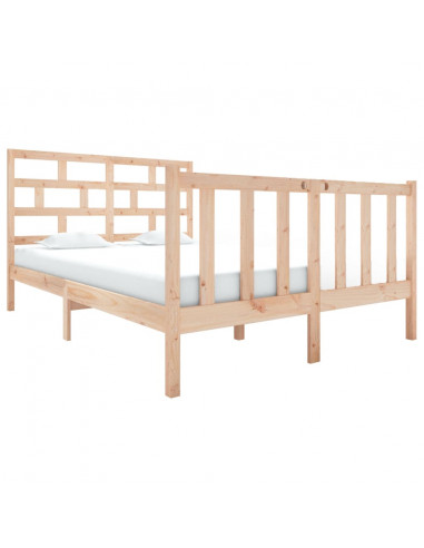 Giroletto in Legno Massello di Pino 120x190cm Small Double