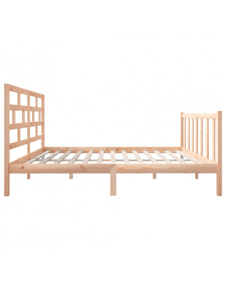 Giroletto in Legno Massello di Pino 120x190cm Small Double