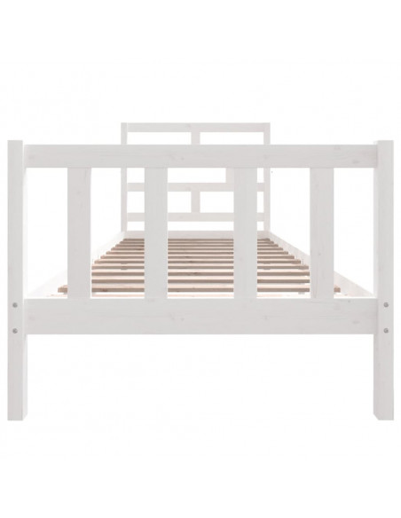 Giroletto Bianco in Legno Massello di Pino 90x200 cm