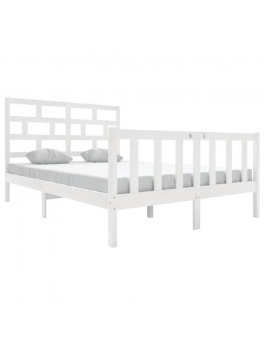 Giroletto Bianco in Legno Massello di Pino 120x200 cm