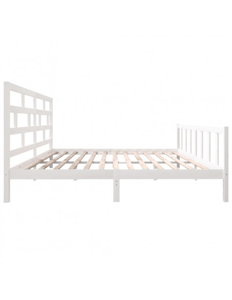 Giroletto Bianco in Legno Massello 180x200 cm Super King